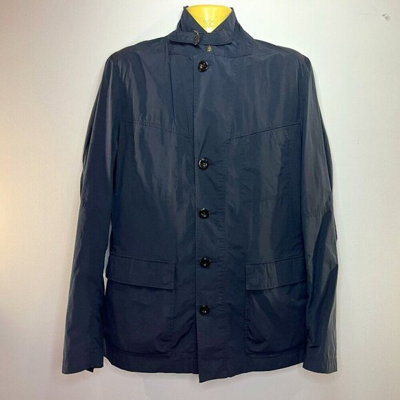 Hugo Boss Men's Navy Blue Camdon-W Buttoned Jacket - US Size 42R - Picture 1 of 7